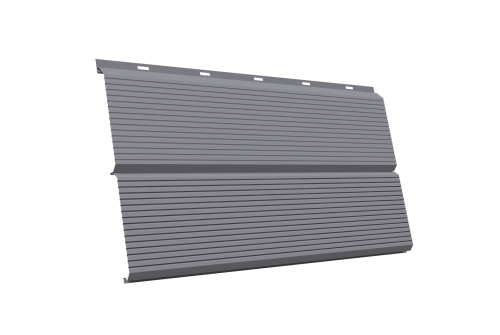 ЭкоБрус 0,345 Gofr GL 0.5 Satin с пленкой RAL 7004 сигнальный серый