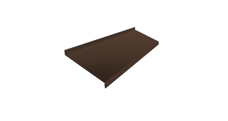 Отлив простой 250 0,5 Velur X RAL 8017 шоколад (2м)