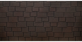 Гибкая черепица Lux, Саппоро, Зрелый каштан