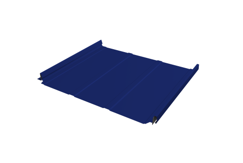 Кликфальц Pro Line Grand Line 0,45 PE с пленкой на замках RAL 5002 ультрамариново-синий