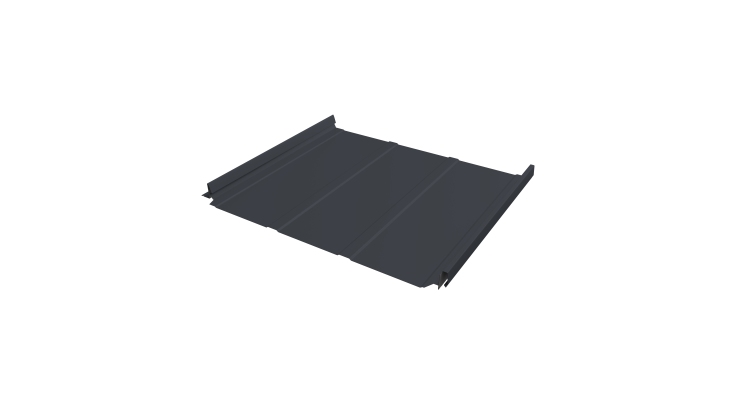 Кликфальц Pro Line Grand Line 0,5 Satin Matt TX с пленкой на замках RAL 7024 мокрый асфальт