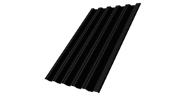 Профнастил HC35R 0.45 Drap TX RAL 9005 черный