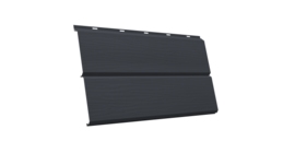 ЭкоБрус 3D 0,345 GL 0.5 PurPro с пленкой RAL 7024 мокрый асфальт