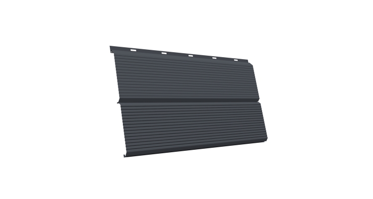 ЭкоБрус 0,345 Gofr 0.5 Drap TX RAL 7024 мокрый асфальт