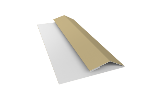 Планка финишная Блок-хаус new 0,45 PE с пленкой RAL 1014 слоновая кость (2м)