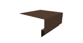 Планка околооконная сложная Блок-хаус new 200х75х27 0,5 Drap RAL 8017 шоколад (3м)