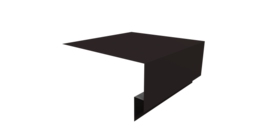 Планка околооконная сложная Блок-хаус new 250х75х27 0,45 Drap TR RAL 9005 черный (3м)