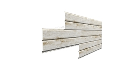 Сайдинг Металл Профиль Lбрус-XL-Н-14х335 (ECOSTEEL_MA-01-Беленый Дуб-0.5)