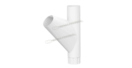 Тройник трубы Металл Профиль Foramina PUR D100 RAL 9010