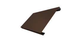 Ламель лицевая 200 забора жалюзи Texas 0.5 Drap TX RAL 8017 шоколад