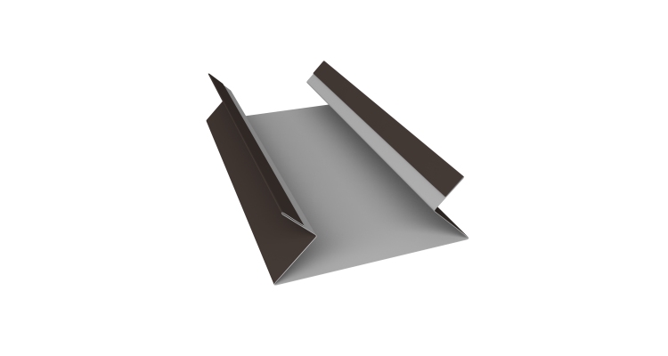 Планка угла внутреннего составная верхняя 0,45 Drap TX RR 32 темно-коричневый (2м)