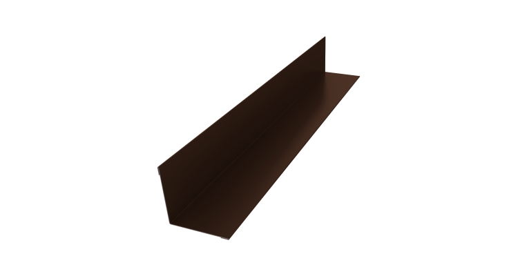 Угол внутренний 30х30 0,45 Drap RAL 8017 шоколад (2м)