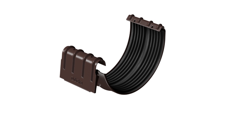 Соединитель желобов Stal Premium, шоколад