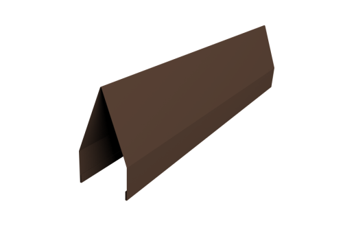 Ламель забора жалюзи Tokyo 0,45 Drap TwinColor RAL 8017 шоколад