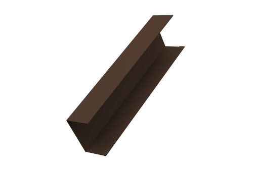 Крышка жалюзи Milan,Tokyo 0,45 Drap-double TX RAL 8017 шоколад (2,5м)